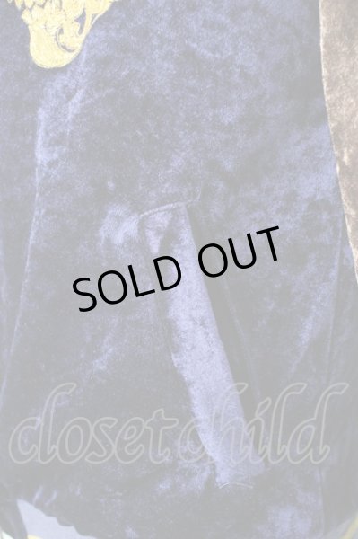 画像9: Obelisk / ベルベットスカジャン S ネイビーｘワインｘブラウン T-24-12-11-002-Ob-ja-YM-ZT (9)