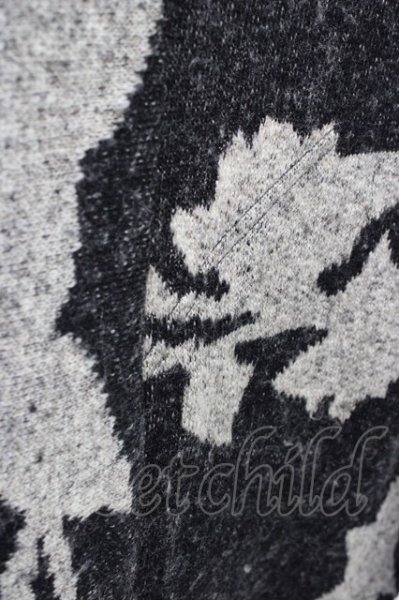 画像5: kiryuyrik / Shawl Hood　カーディガン S ブラックｘグレー T-24-12-11-003-ki-ou-YM-ZT003 (5)