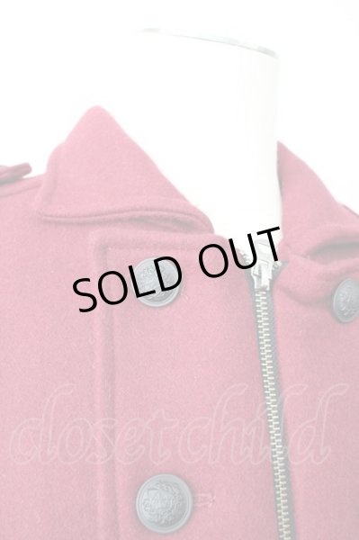 画像5: CIVARIZE / Estateナポレオンメルトンウールピーコート 44 ボルドー T-24-12-11-006-CI-ou-YM-ZT (5)