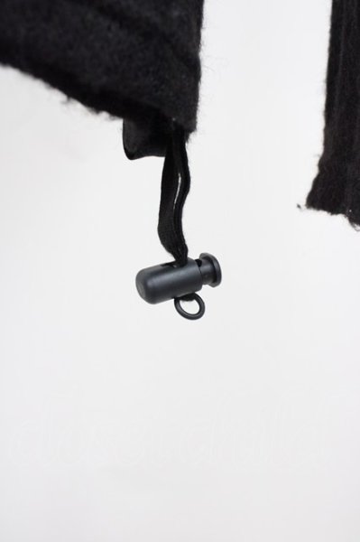 画像5: kiryuyrik / Shirring Turtleneck ニットソー S ブラック T-24-12-11-001-ki-to-YM-ZT003 (5)