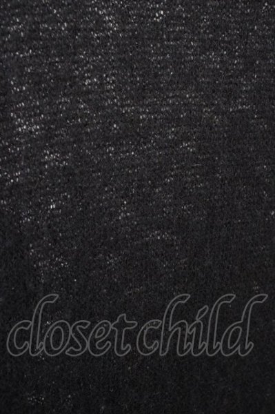 画像6: kiryuyrik / Shirring Turtleneck ニットソー S ブラック T-24-12-11-001-ki-to-YM-ZT003 (6)