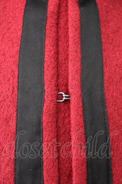 画像6: kiryuyrik / Wool Rayon Stand Coller ジャケット S レッド T-24-12-11-008-ki-ou-YM-ZT-M104 (6)