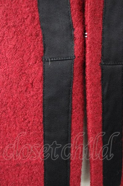 画像8: kiryuyrik / Wool Rayon Stand Coller ジャケット S レッド T-24-12-11-008-ki-ou-YM-ZT-M104 (8)