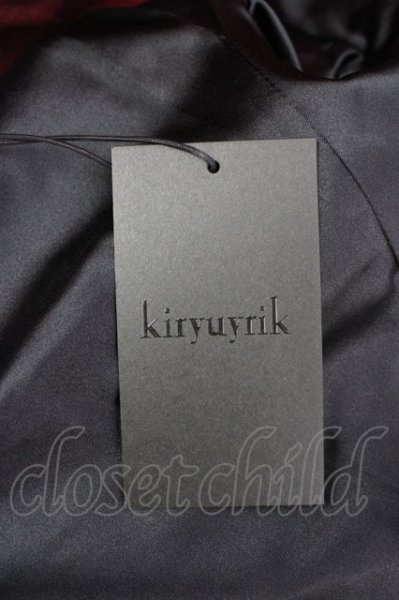 画像11: kiryuyrik / Wool Rayon Stand Coller ジャケット S レッド T-24-12-11-008-ki-ou-YM-ZT-M104 (11)