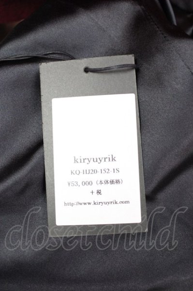 画像12: kiryuyrik / Wool Rayon Stand Coller ジャケット S レッド T-24-12-11-008-ki-ou-YM-ZT-M104 (12)