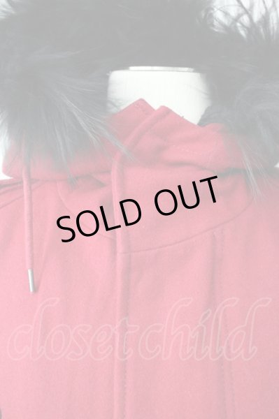 画像5: MURDER LICENSE / リアルファーカラーメルトンモッズコート 46 レッド T-24-12-11-009-MU-ou-YM-ZT (5)