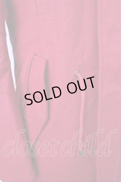 画像6: MURDER LICENSE / リアルファーカラーメルトンモッズコート 46 レッド T-24-12-11-009-MU-ou-YM-ZT (6)