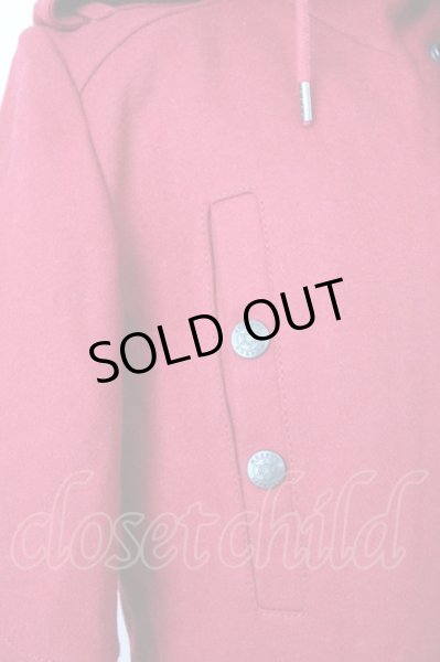 画像7: MURDER LICENSE / リアルファーカラーメルトンモッズコート 46 レッド T-24-12-11-009-MU-ou-YM-ZT (7)