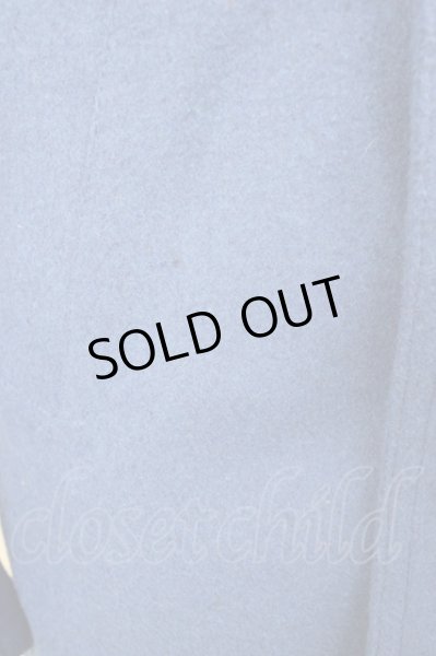 画像8: MURDER LICENSE / ウールメルトントレンチコート 46 ブルー T-24-12-11-010-MU-ou-YM-ZT-M104 (8)