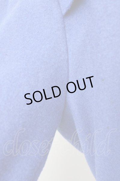 画像9: MURDER LICENSE / ウールメルトントレンチコート 46 ブルー T-24-12-11-010-MU-ou-YM-ZT-M104 (9)