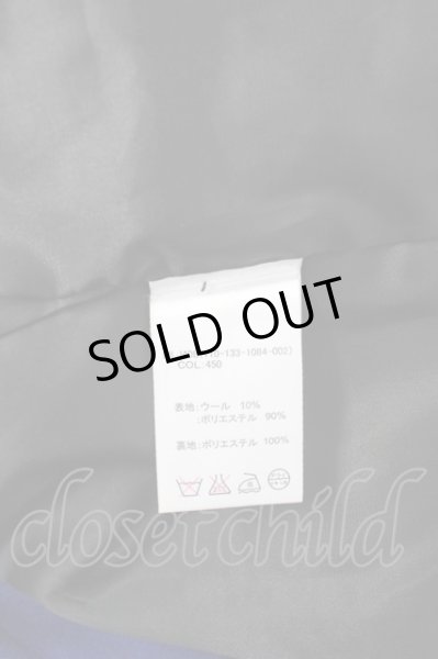 画像11: MURDER LICENSE / ウールメルトントレンチコート 46 ブルー T-24-12-11-010-MU-ou-YM-ZT-M104 (11)