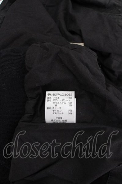 画像9: BUFFALO BOBS / ラムスキンヴィンテージショートレザーブルゾン 2 ブラック T-24-12-24-014-BU-ja-YM-ZT-ML006 (9)