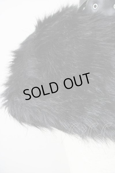 画像3: CIVARIZE / Control フェイクファーベルト付きネックウォーマー  ブラック T-24-12-24-017-CI-za-YM-ZT (3)