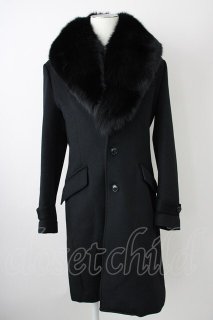 TORNADO MART / フォックスファーロングコート M ブラック T-24-12-24
