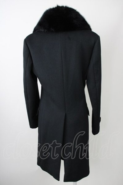 画像2: TORNADO MART / フォックスファーロングコート M ブラック T-24-12-24-018-TO-ou-YM-ZT-M122 (2)