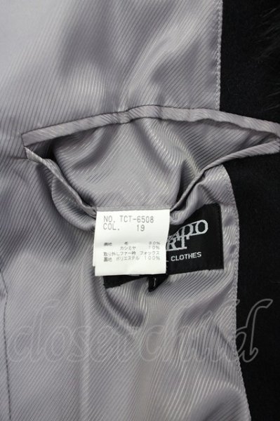 画像7: TORNADO MART / フォックスファーロングコート M ブラック T-24-12-24-018-TO-ou-YM-ZT-M122 (7)