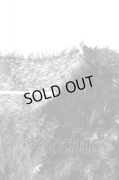 画像3: CIVARIZE / バイカラーフェザーヤーンプルオーバーニット 46 ブラックｘホワイト T-24-12-24-003-CI-to-YM-ZT (3)