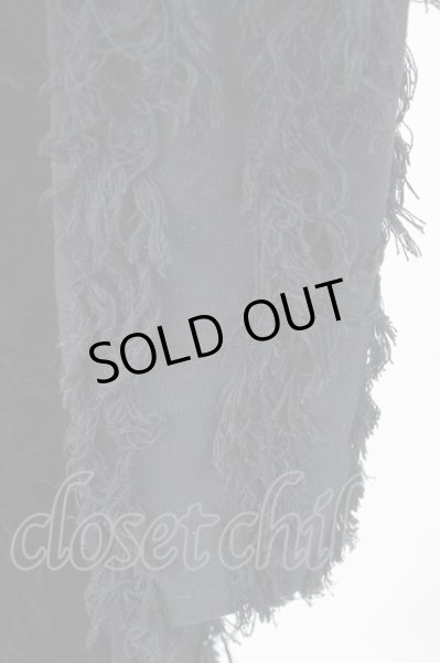 画像4: CIVARIZE / バイカラーフェザーヤーンニットプルオーバー F ブラック T-24-12-24-005-CI-to-YM-ZT (4)