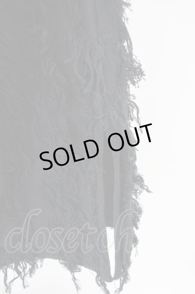 画像5: CIVARIZE / バイカラーフェザーヤーンニットプルオーバー F ブラック T-24-12-24-005-CI-to-YM-ZT (5)