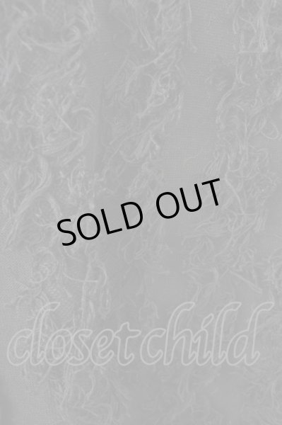 画像6: CIVARIZE / バイカラーフェザーヤーンニットプルオーバー F ブラック T-24-12-24-005-CI-to-YM-ZT (6)