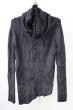 画像1: CIVARIZE / フェザーヤーン切り替えアシンメトリードレープニットソー 46 ブラック T-24-12-24-006-CI-to-YM-ZT (1)