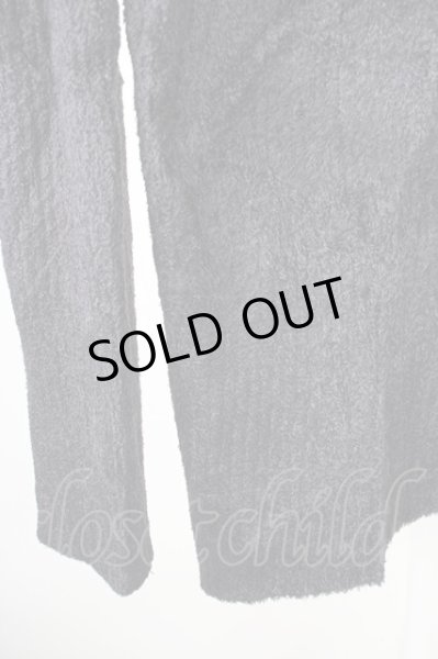 画像4: CIVARIZE / フェザーヤーン切り替えアシンメトリードレープニットソー 46 ブラック T-24-12-24-006-CI-to-YM-ZT (4)