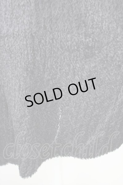 画像5: CIVARIZE / フェザーヤーン切り替えアシンメトリードレープニットソー 46 ブラック T-24-12-24-006-CI-to-YM-ZT (5)