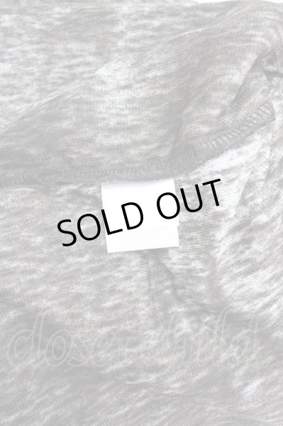 画像6: TORNADO MART / 抜染エンボスストライプファーカットソー M ブラックｘグレー T-24-12-24-007-TO-ts-YM-ZT (6)