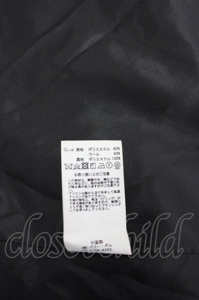 画像9: CIVARIZE / Trooperドレープフーデッドコート 46 ブラック T-24-12-24-011-CI-ou-YM-ZT-M122 (9)