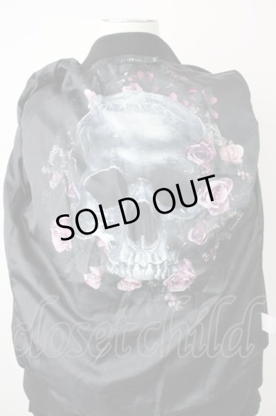 画像9: CIVARIZE / Splinter裏地スカルプリントMA-1ジャケット 44 ブラック T-24-12-24-012-CI-ou-YM-ZT (9)