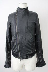 BUFFALO BOBS / ラムスキンヴィンテージショートレザーブルゾン 2 ブラック T-24-12-24-014-BU-ja-YM-ZT-ML006