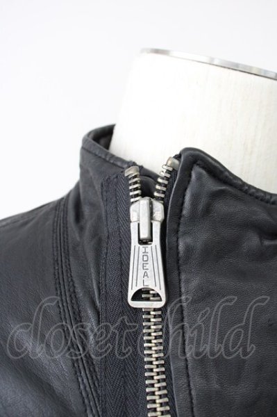 画像6: BUFFALO BOBS / ラムスキンヴィンテージショートレザーブルゾン 2 ブラック T-24-12-24-014-BU-ja-YM-ZT-ML006 (6)