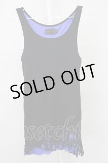 CIVARIZE / Poisonous クラッシュ加工フェイクレイヤードタンクトップ