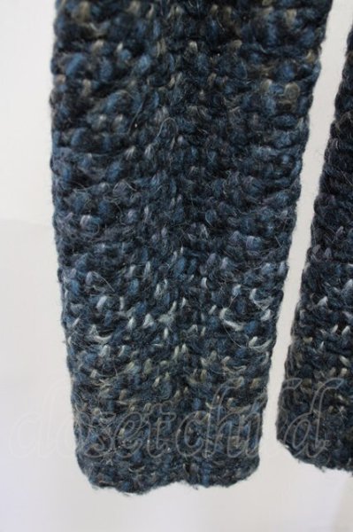 画像4: TORNADO MART / ブークレーグラデーションスライバーニット M ブルー T-25-01-15-020-TO-to-YM-ZT253 (4)