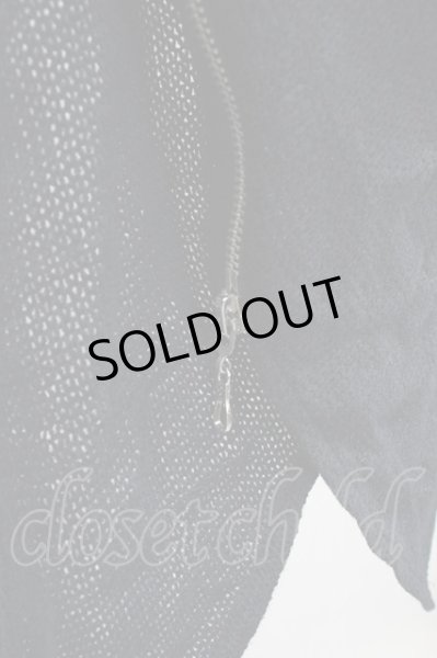 画像5: SEANA / ドレープニットライダースパーカー L ブラック T-25-01-15-021-SE-to-YM-ZT (5)