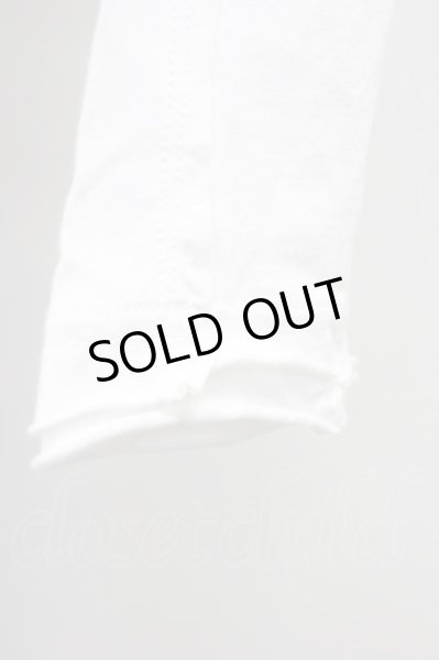 画像6: JOHNNY WOLF / フラワースカルカットソー  ホワイト T-25-01-15-002-JO-to-YM-ZT (6)