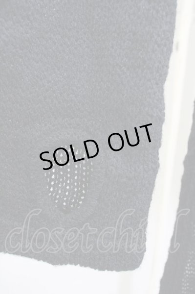 画像6: SEANA / ドレープニットライダースパーカー L ブラック T-25-01-15-021-SE-to-YM-ZT (6)