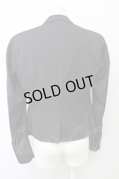 画像2: SEANA / ピークドラペルテーラードジャケット L ブラック T-25-01-15-025-SE-ja-YM-ZT-M115 (2)