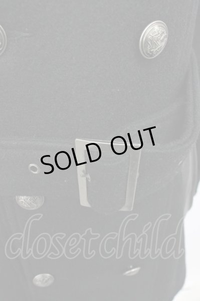 画像8: CIVARIZE / チャイニーズラクーンファートレンチコート 46 ブラック T-25-01-15-026-CI-ou-YM-ZT-M115 (8)