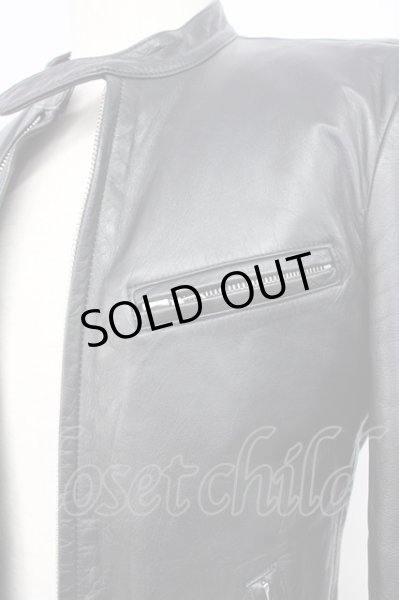 画像5: LITHIUM HOMME / COW LEATHER SINGLE RIDERS レザージャケット 44 ブラック T-25-01-15-027-LI-ja-YM-ZT (5)