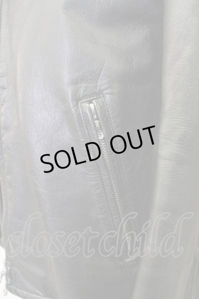 画像6: LITHIUM HOMME / COW LEATHER SINGLE RIDERS レザージャケット 44 ブラック T-25-01-15-027-LI-ja-YM-ZT (6)