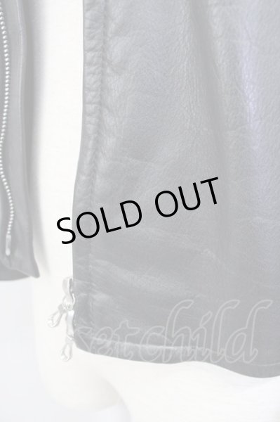 画像11: LITHIUM HOMME / COW LEATHER SINGLE RIDERS レザージャケット 44 ブラック T-25-01-15-027-LI-ja-YM-ZT (11)