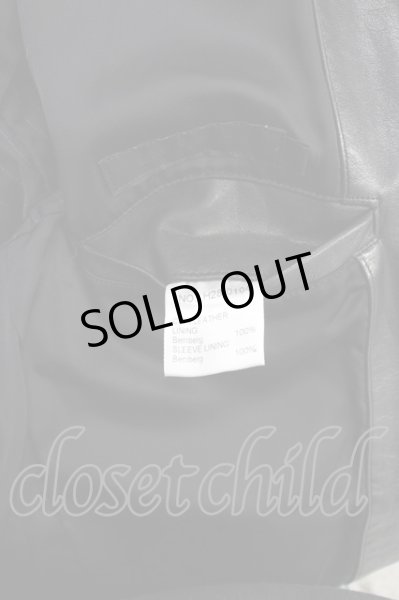 画像13: LITHIUM HOMME / COW LEATHER SINGLE RIDERS レザージャケット 44 ブラック T-25-01-15-027-LI-ja-YM-ZT (13)