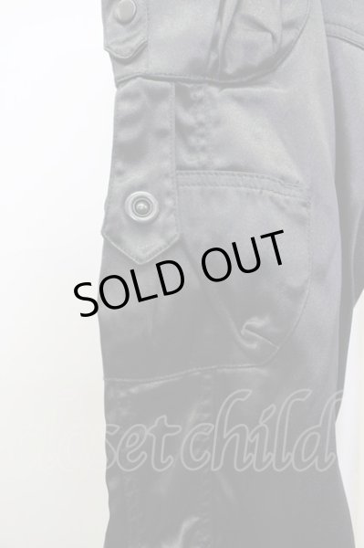 画像7: CIVARIZE / Hooliganサテンカーゴパンツ 46 ブラック T-25-01-15-028-CI-pa-YM-ZT251 (7)