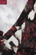 画像3: SEANA / パイルジャガード総柄Vネックカットソー L ブラックｘレッド T-25-01-15-004-SE-to-YM-ZT (3)