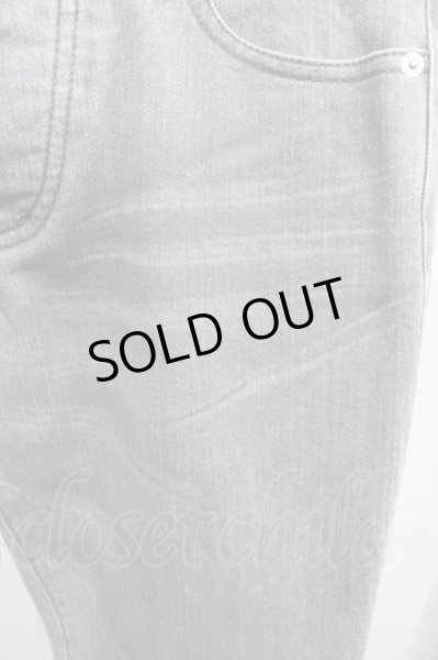 画像8: TORNADO MART / ボタンフライ加工ストレートパンツ S グレー T-25-01-15-030-TO-pa-YM-ZT (8)