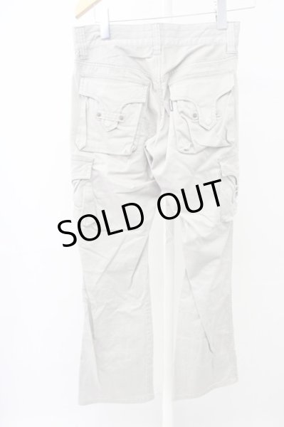 画像2: TORNADO MART / ブーツカットフレアストレッチカーゴパンツ S グレージュ T-25-01-15-032-TO-pa-YM-ZT (2)