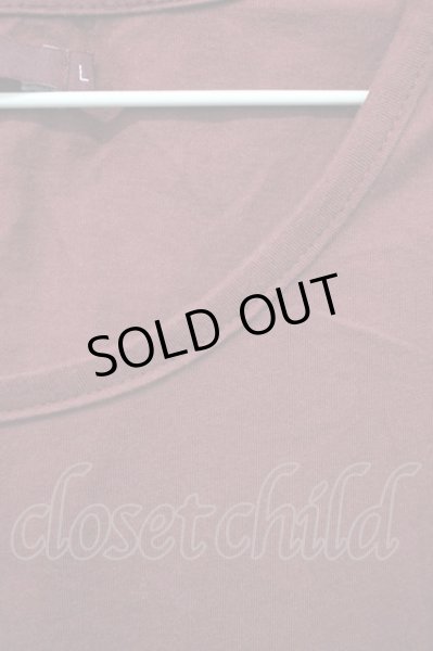 画像3: SEANA / オパールダメージロングUネックカットソー L レッド T-25-01-15-006-SE-to-YM-ZT (3)