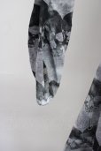 画像4: JOHNNY WOLF / オパールスカルボーダーカットソー F グレーｘブラック T-25-01-15-007-JO-to-YM-ZT