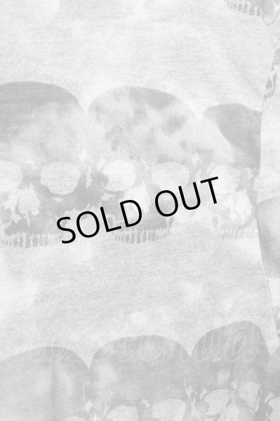 画像6: JOHNNY WOLF / オパールスカルボーダーカットソー F グレーｘブラック T-25-01-15-007-JO-to-YM-ZT (6)